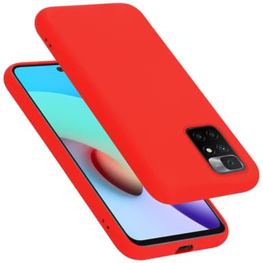 Xiaomi RedMi 10 silikondeksel case (rød) - Elkjøp