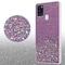 Samsung Galaxy A21s Silikondeksel Glitter (lilla)