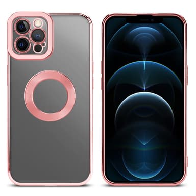 iPhone 12 PRO MAX silikondeksel Krom case