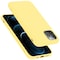 iPhone 12 PRO MAX silikondeksel case (gul)