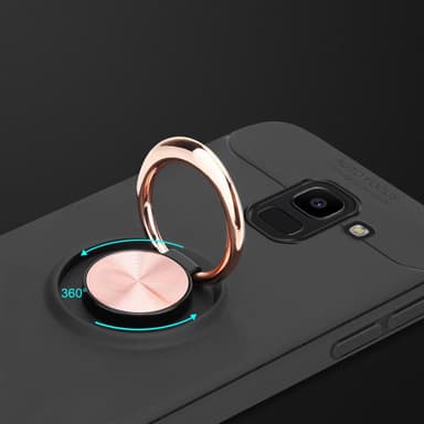 Samsung Galaxy J6 2018 silikondeksel cover (svart)