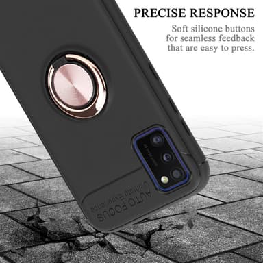 Samsung Galaxy A41 silikondeksel cover (svart)