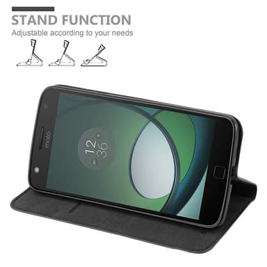 lommebokdeksel Motorola MOTO Z PLAY case (svart)
