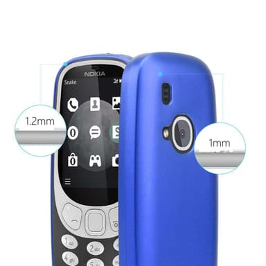 Nokia 3310 2G Deksel Case Cover (blå)