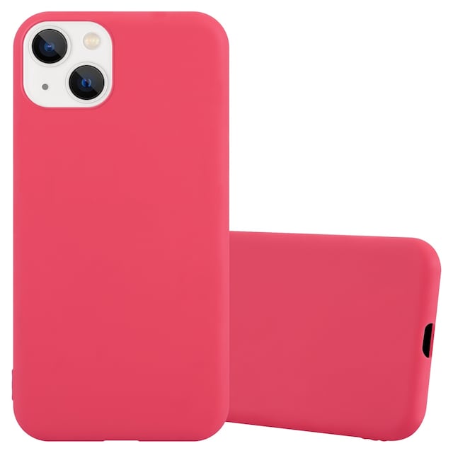 Deksel iPhone 14 Silikon cover (rød)