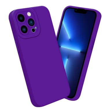 iPhone 13 PRO MAX silikondeksel case (lilla)