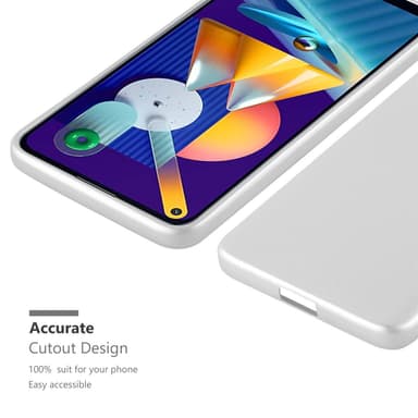 Samsung Galaxy A11 / M11 Deksel Case Cover (sølv)