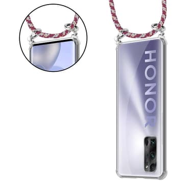 Honor 30 PRO+ Deksel med Halskjede (rød)