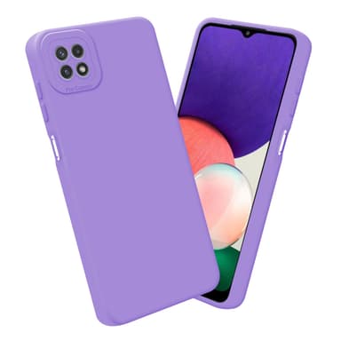 Samsung Galaxy A22 5G silikondeksel case (lilla)
