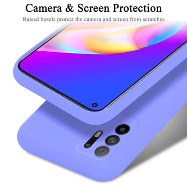 Oppo A94 5G silikondeksel case (lilla)