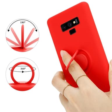 Samsung Galaxy NOTE 9 Deksel Ring Case (rød)