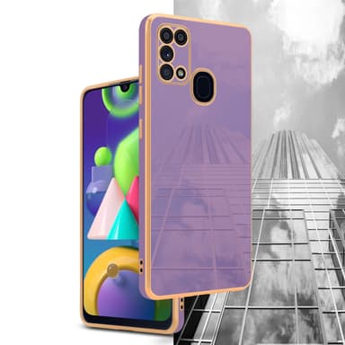 Samsung Galaxy M31 silikondeksel case (lilla)