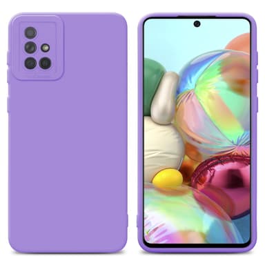 Samsung Galaxy A71 4G silikondeksel case (lilla)