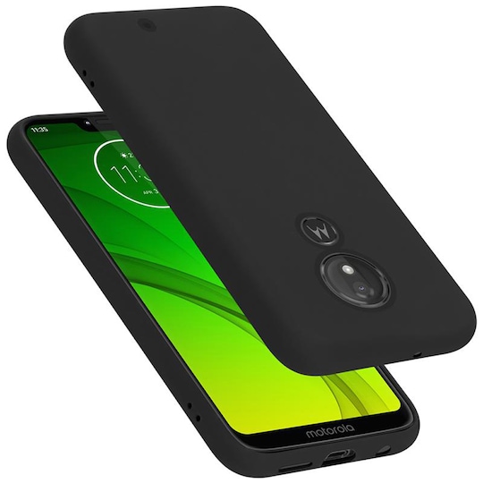 Motorola MOTO G7 POWER silikondeksel case (svart)