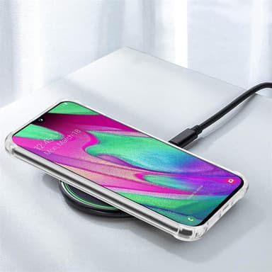Samsung Galaxy A40 Deksel Case Cover (gjennomsiktig)