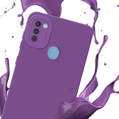Samsung Galaxy A11 / M11 silikondeksel case (lilla)