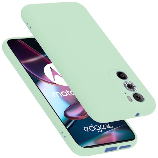 Motorola EDGE 30 PRO / EDGE+ silikondeksel case (grønn)