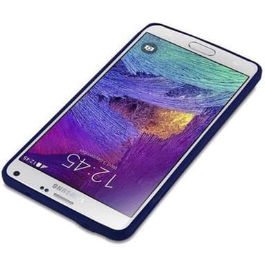 Samsung Galaxy NOTE 4 silikondeksel cover (blå)