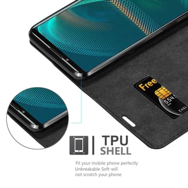 lommebokdeksel Sony Xperia 5 III case (svart)