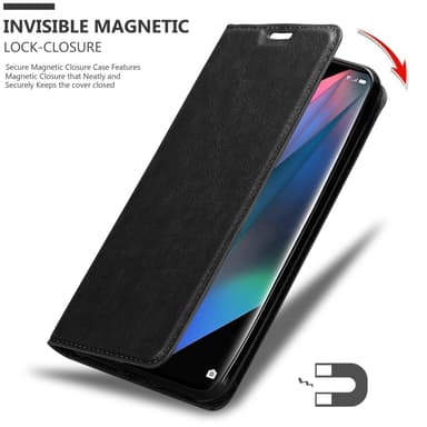Oppo FIND X3 PRO lommebokdeksel case (svart)