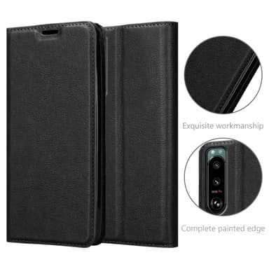 lommebokdeksel Sony Xperia 5 III case (svart)