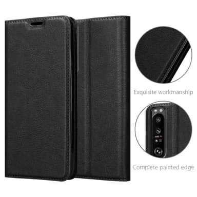 lommebokdeksel Sony Xperia 1 III case (svart)