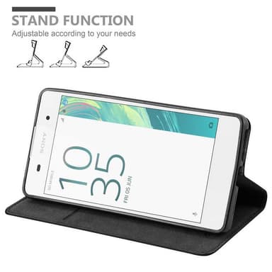lommebokdeksel Sony Xperia E5 case (svart)