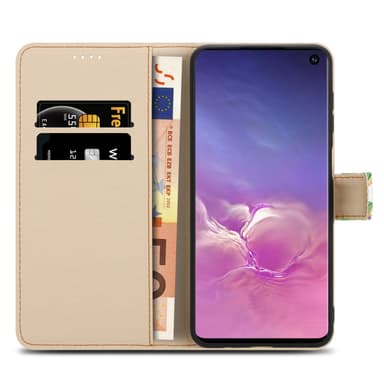 Samsung Galaxy S10 PLUS lommebokdeksel etui (grønn)