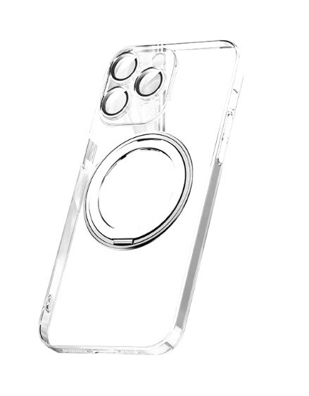 Magnetisk beskyttende telefondeksel med usynlig stativ for iPhone 15x7.5x1 cm iPhone 15