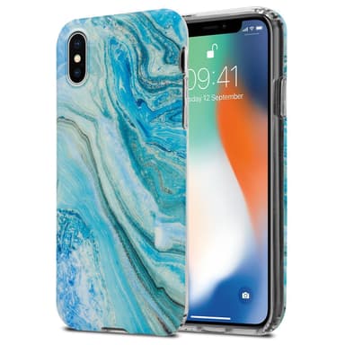 iPhone XS MAX lommebokdeksel etui (blå)