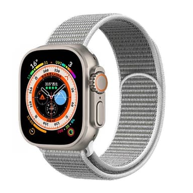 Nylon klokkerem Apple Watch Ultra (49mm) - Seashell