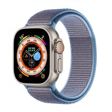 Nylon klokkerem Apple Watch Ultra (49mm) - Cerulean