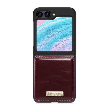 CaseMe deksel Samsung Galaxy Z Flip 5 - Vinrød