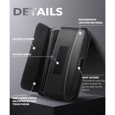 SUPCASE Beltepose Samsung Galaxy Z Fold 5 - Svart
