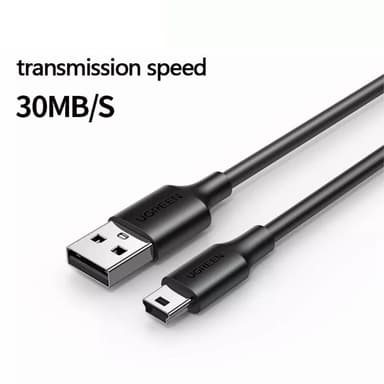 2m USB-A hann til 5Pin mini-USB mannlig dataoverføringslading