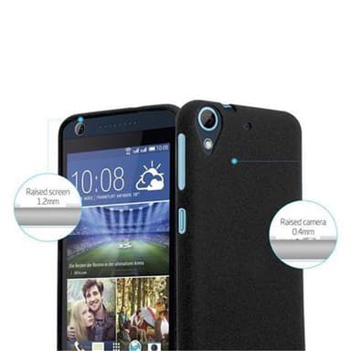 HTC Desire 626G silikondeksel case (svart)