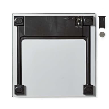 Nedis Personvekt | Digital | Hvit | Herdet Glass | Maksimal vekttrykk: 150 kg