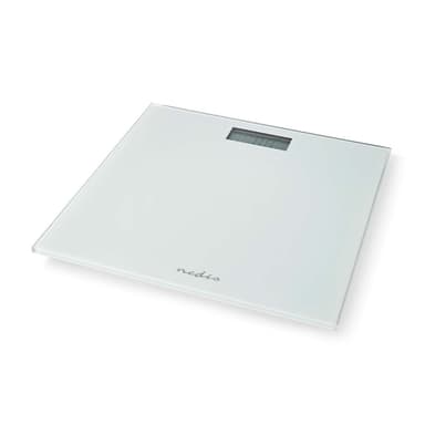 Nedis Personvekt | Digital | Hvit | Herdet Glass | Maksimal vekttrykk: 150 kg
