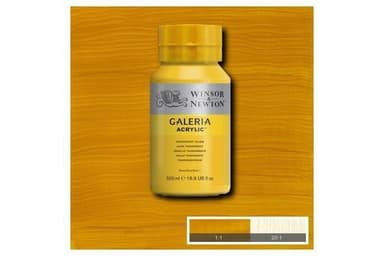 Galeria Acrylic 500Ml Trans Yellow 653