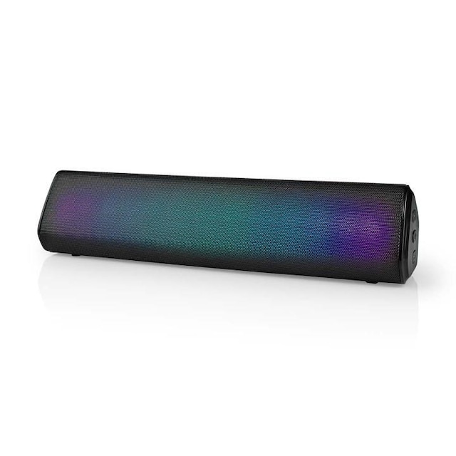 Nedis Bluetooth® Speaker | Maksimal batteritid: 6 timer | Bord design | 18 W | Stereo | Innebygd mikrofon | Linkable | Sort