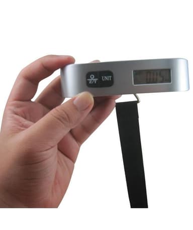 Digital bagasjevekt med innebygd termometer