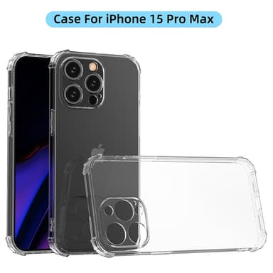 Til iPhone 15 Pro Max Deksel TPU-telefonveske