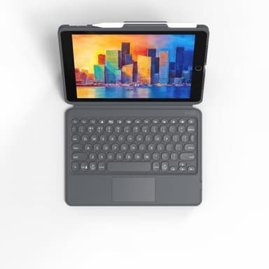 Zagg Pro Keys tastaturdeksel med trackpad til iPad 10.2 (7./8./9. Gen.)