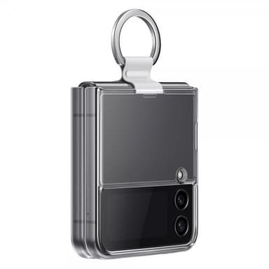 Samsung Galaxy Z Flip 4 deksel med ring (gjennomsiktig)