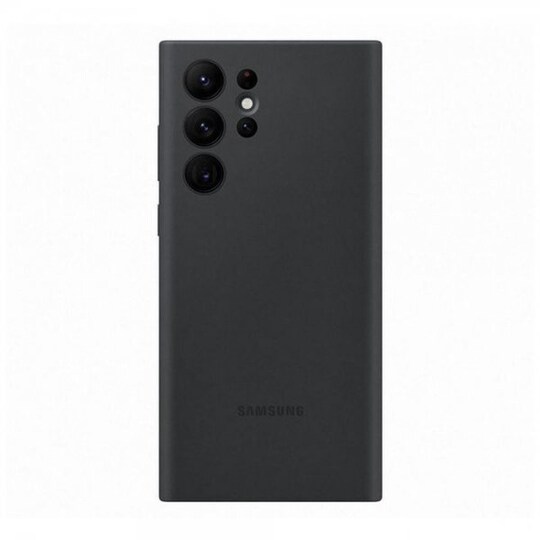 Samsung S22 Ultra silikondeksel (sort)