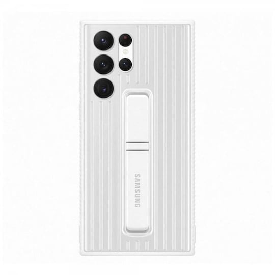 Samsung S22 Ultra beskyttende stativdeksel (hvit)