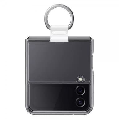 Samsung Galaxy Z Flip 4 deksel med ring (gjennomsiktig)