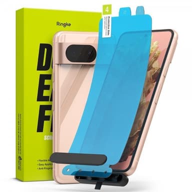 Ringke Google Pixel 8 Skjermbeskytter Dual Easy Film 2-pakning