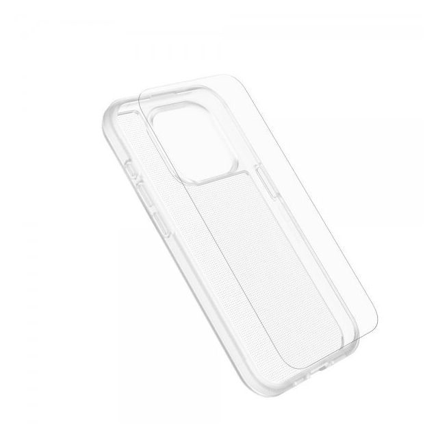 Otterbox iPhone 15 Pro Deksel Skjermbeskytter React + Glass
