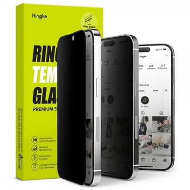 Ringke iPhone 14 Pro Skjermbeskytter Privacy Glass